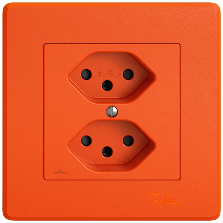 UP-Steckdose EDIZIO.liv SNAPFIX® 2×T13 1×S mit Shutter or