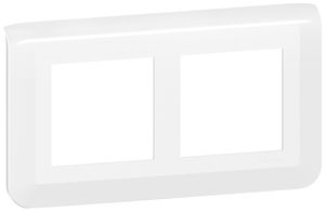 Telaio di copertura INC Mosaic 2×2 moduli orizzontale 139×82mm bianco