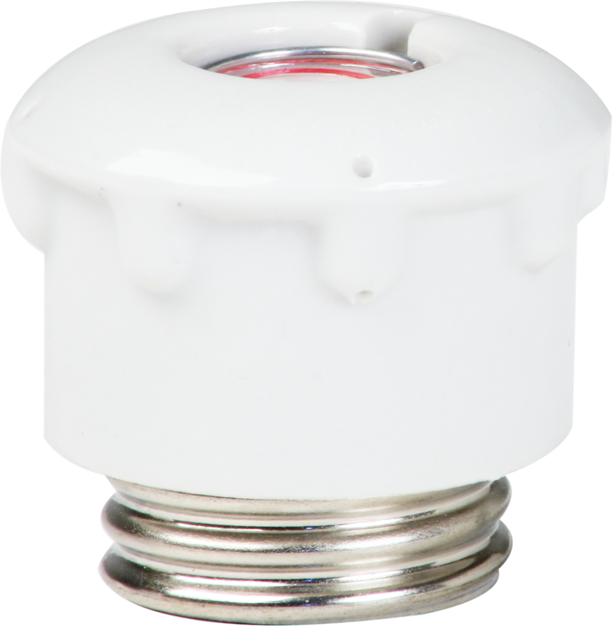 Sicherungskopf spezial KIII E33 weiss mit Prüfloch