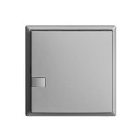UP-Taster KNX 1-fach EDIZIOdue silver RGB ohne LED