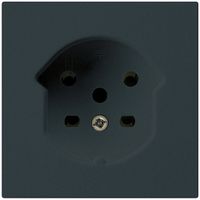 UP-Steckdose kallysto T15 schwarz Schraubklemmen