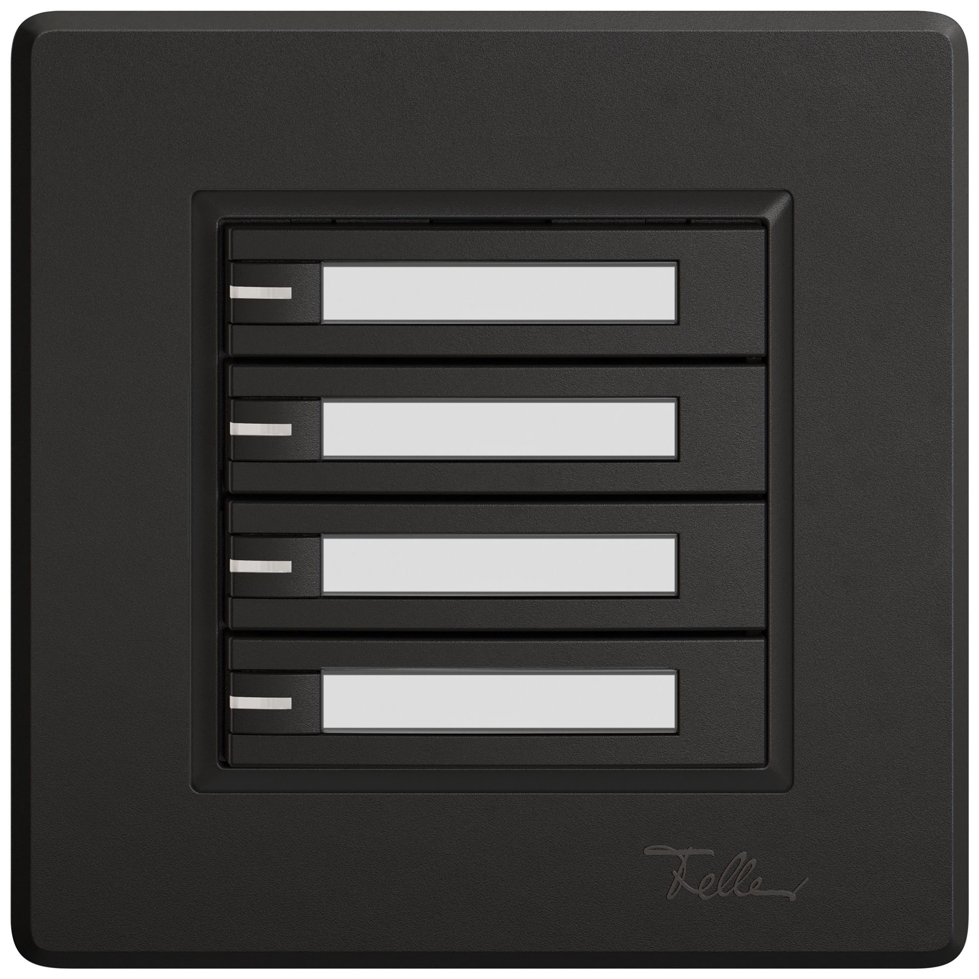 UP-Universaltaster EDIZIO.liv UNI SNAPFIX® m.LED RGB 4× 1-Tbed.Pap.sz