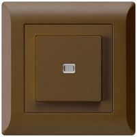 Interruttore pulsante luminoso INC kallysto.line 3/2P marrone