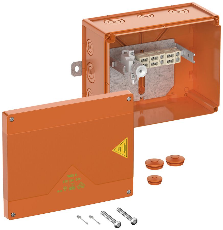 Boîte de dérivation AP Spelsberg WKE 6 5/3×10mm² E90 250×200×120mm IP66 or