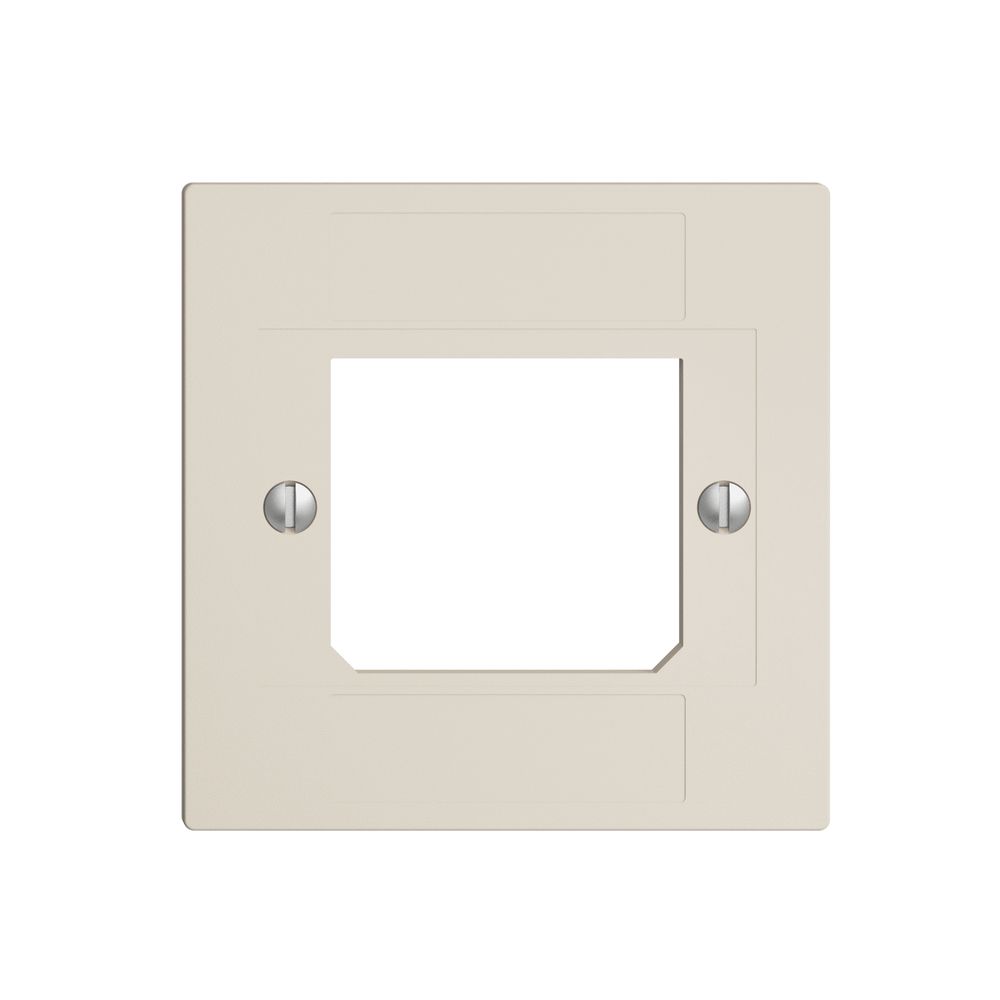 Frontplatte ITplus ADSL EDIZIOdue crema, 3×RJ/1×T+T