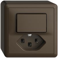 Combinaison AP A-R/1L+T23 16A EDIZIOdue coffee