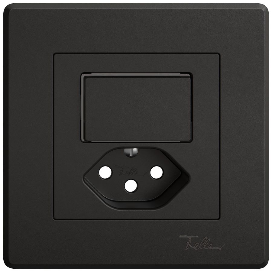 Kit de montage ENC EDIZIO.liv SNAPFIX® p.combi.T13 a.1 bouton a.lentille lat.no