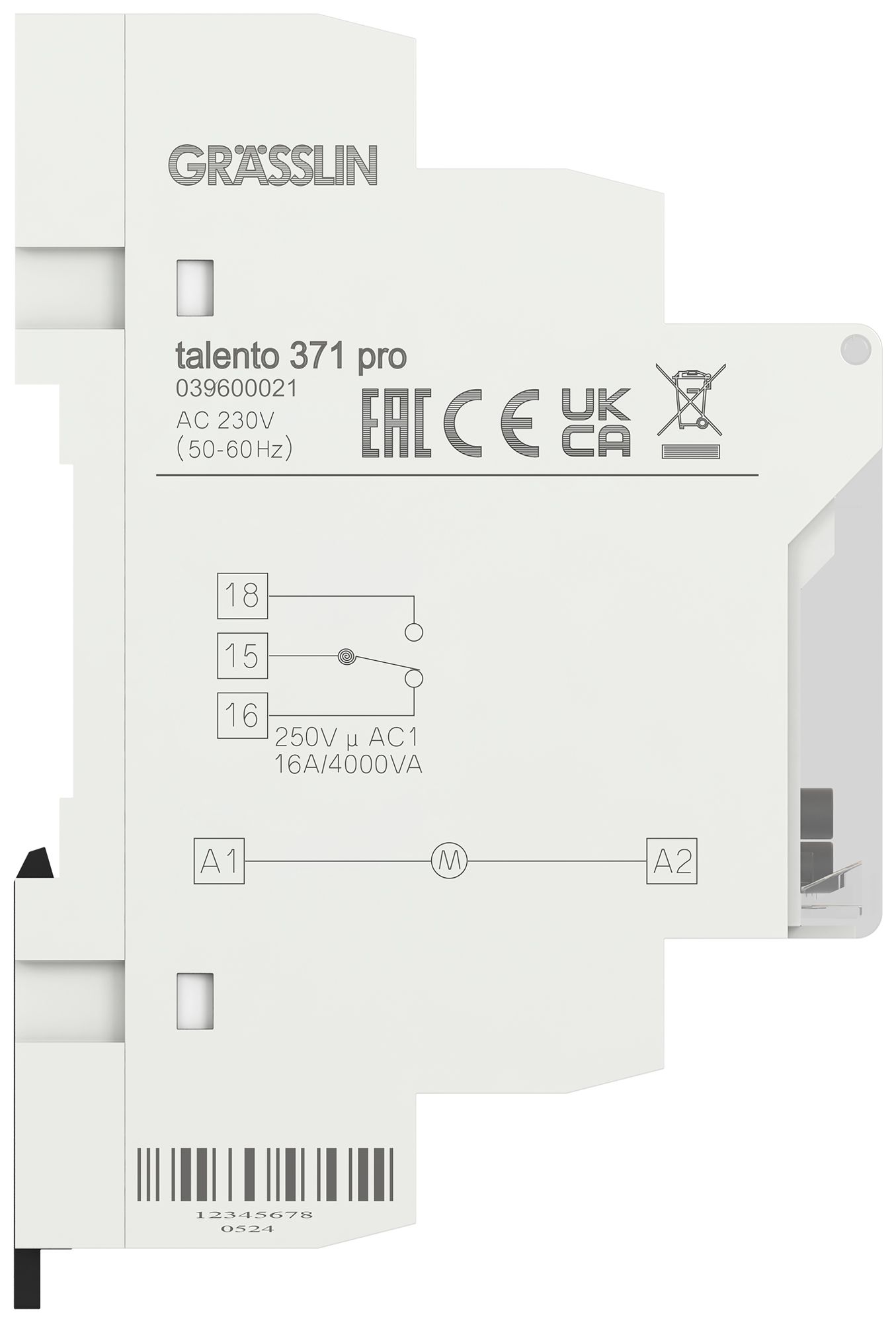 Timer digitale AMD ELBRO talento 371 pro 230V 16A riserva marcia 3 anni 1 canale