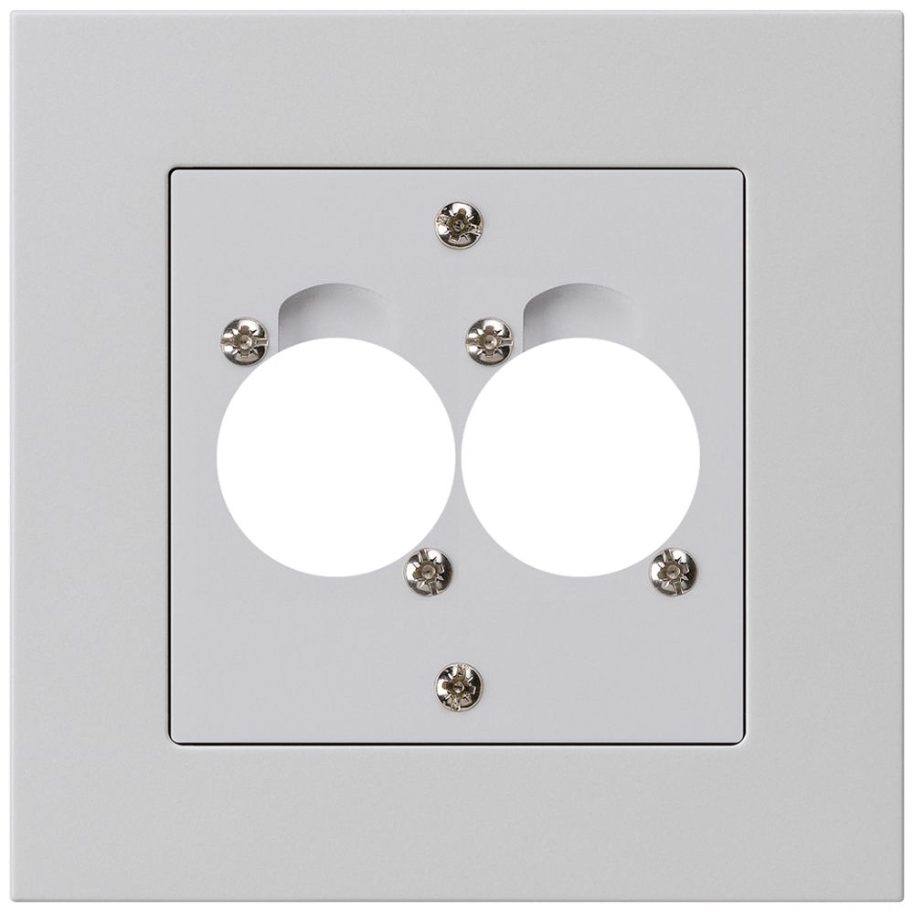 UP-Montageset für 2 XLR hellgrau kallysto.pro