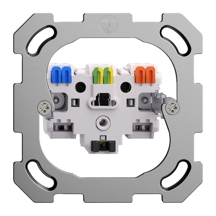 Einsatz Steckdose FH T13 mit LED grün