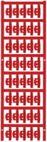 Marqueur de conducteur Weidmüller MultiCard SFC p.Ø1.5…2.5mm 21×5.8mm PA66 rouge