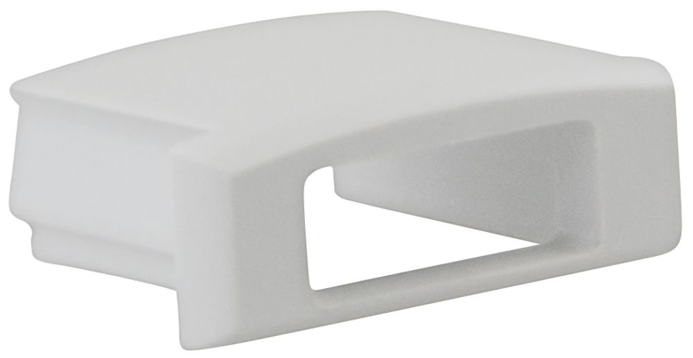 Bouchon d.fermeture DOTLUX, PVC p.profilé/couvercle 1B 12mm gris a.passe-câble