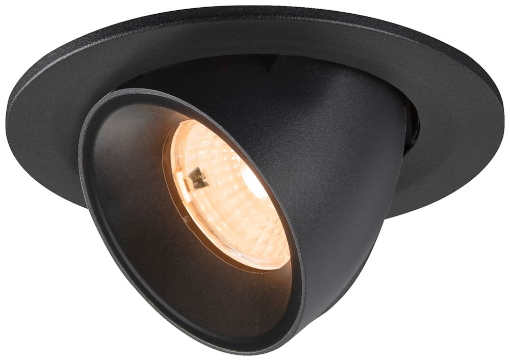 Downlight LED SLV NUMINOS GIMBLE S 6.7W 1000lm 2700K WB DALI Ø100×70 nero