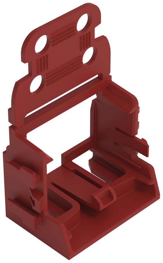Adaptateur de fixation WAGO 221 avec décharge de traction 10L×4mm² vis ro