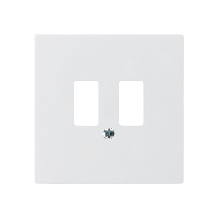 Frontplatte kallysto für USB-Steckdose weiss