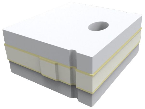 Bouchon d.fermeture DOTLUX silicone p.type17 typeS a.passe-câble