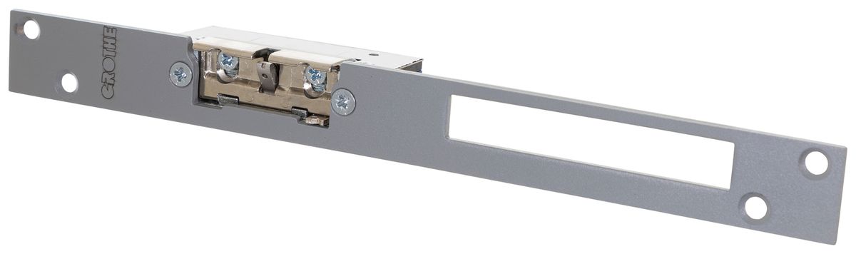 Türöffner Grothe TO 2055 Standardfalle links 10…24V 250×25×3mm Silber