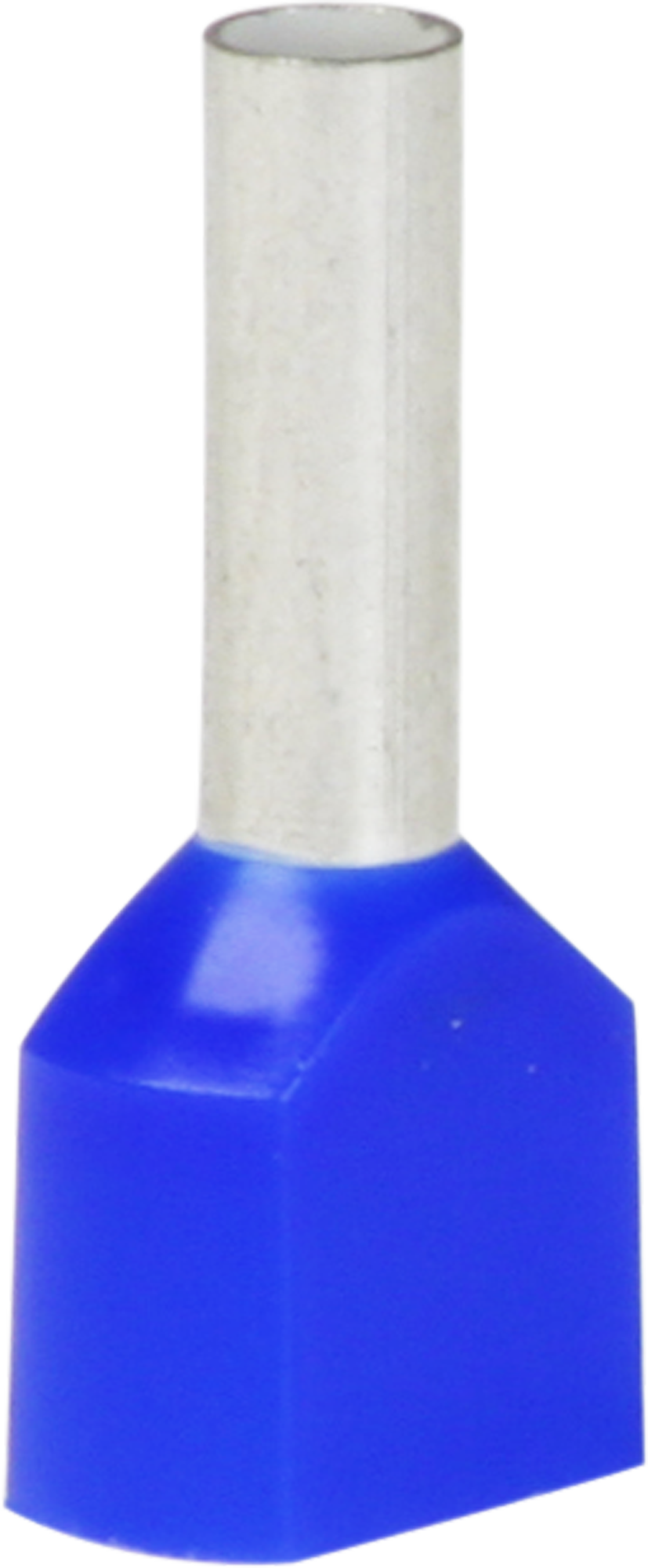 Embout de câble jumelé isolé 2×2.5mm²/12mm bleu