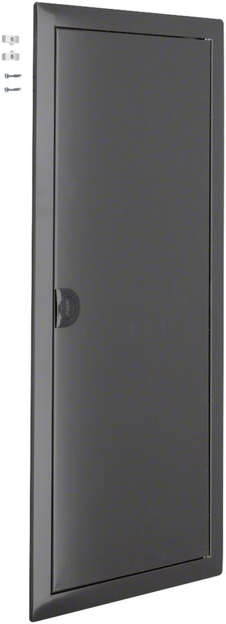 Blendrahmen mit Tür Hager volta 4-reihig 348×755×9mm IP00 anthrazit