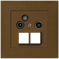 Presa antenna INC R/TV/dati HMS kallysto.pro 19dB marrone