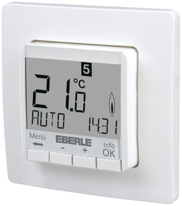 UP-Uhrenthermostat Eberle FIT 3R, Display weiss, 230V 1S 5…30°C, ws