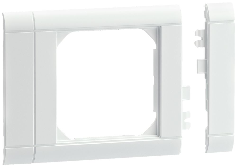 Rahmenblende Tehalit CH modular halogenfrei, 80mm, weiss