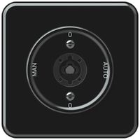 Interruttore a chiave INC origin commutatore 2/1L 16A 250V 1-2-1-2 92×92mm nero