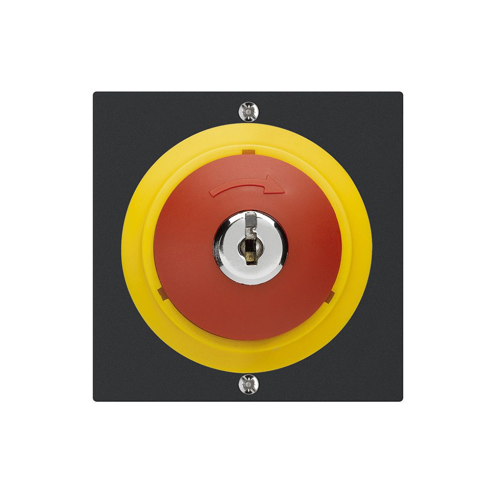 Schlüsseltaster kallysto NOT-AUS schwarz