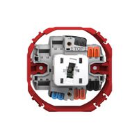 Drucktaster Feller SNAPFIX® ARK/1P Seitenbeleuchtung grün