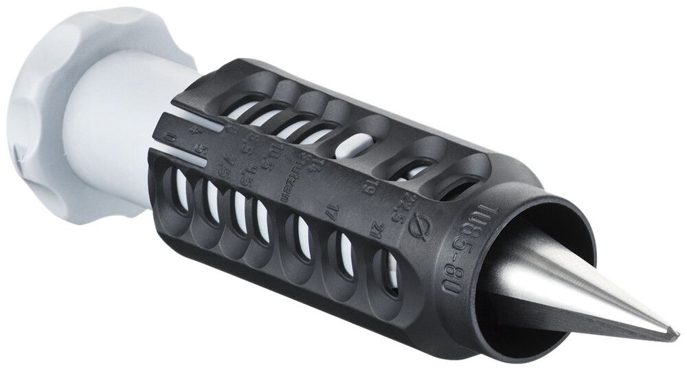 Perforatore AGRO per materiali sintetici, con sede per inserti ¼", Ø4…22.5mm