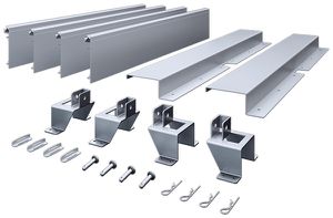 Ausbaurahmen Rittal SV 9666.902 für ISV/VX 2BE/12HE 600mm grau