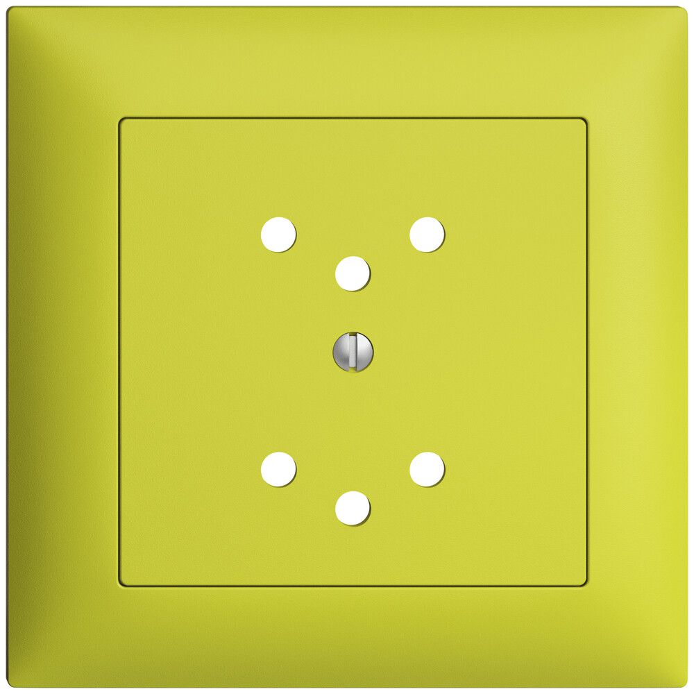Kit frontal EDIZIOdue lemon 88×88mm 2×T12 avec shutter