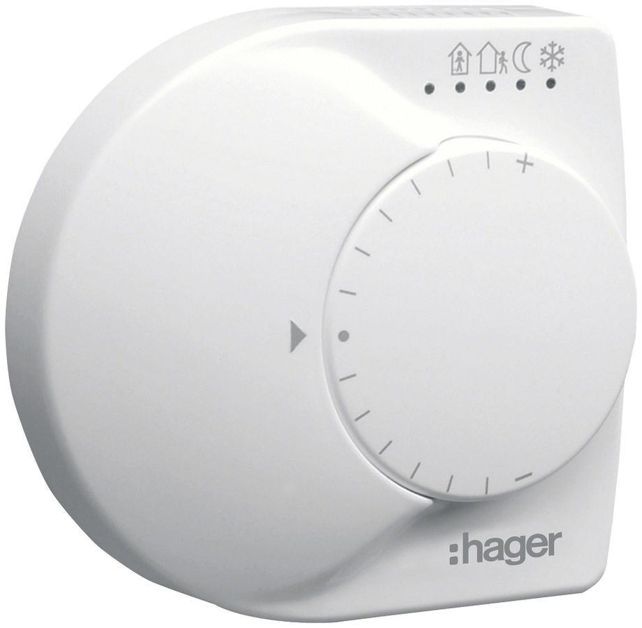 AP-KNX-Temperaturregler Hager TF018 weiss