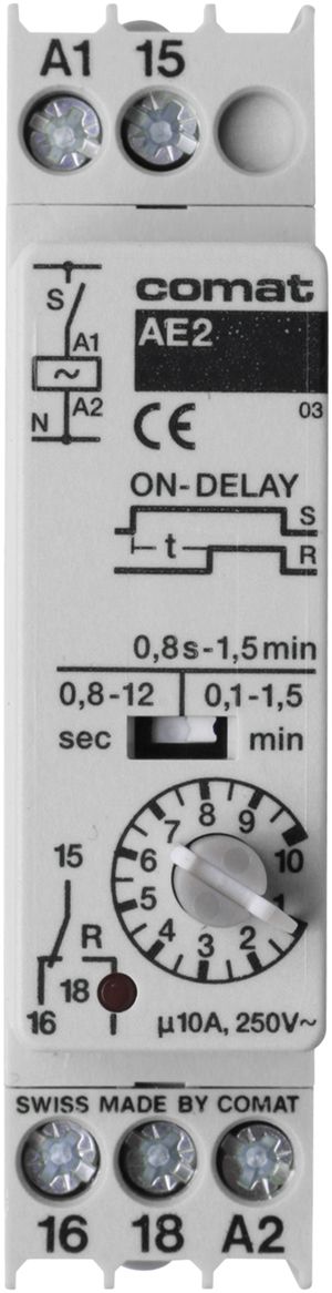 REG-Zeitrelais ComatReleco AA2M, 24VUC