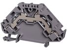 Morsetto di passaggio componibile WZ 0.5…4mm² 32A 800V push-in 2×2 DIN 35mm gr