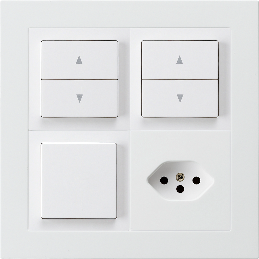 Combinazione INC KLI 2×2, Int p.tap 1C + Int p.tap 1C+Inter+T13 bi