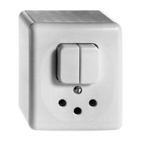 Kit frontal AP FH T12 blanc capot+bouton poussoir