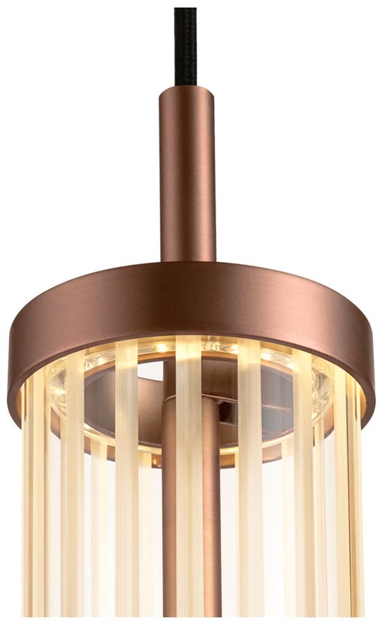 Lampada sospesa LED SLV QUIMERA 8.2W 310lm 927…930 REG Ø76×470mm rame