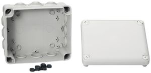 Scatola di derivazione AP Mureva 175×150×80mm vuota grigio IP55