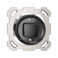 UP-Sonnerie-Drucktaster Sdue, 16A 230 VAC, 77×77mm, mit Steckklemmen schwarz