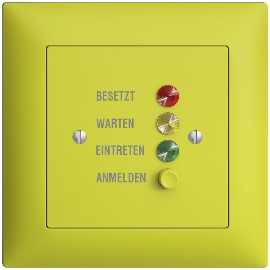 UP-Türstation für Rufleuchte deutsch, EDIZIOdue lemon
