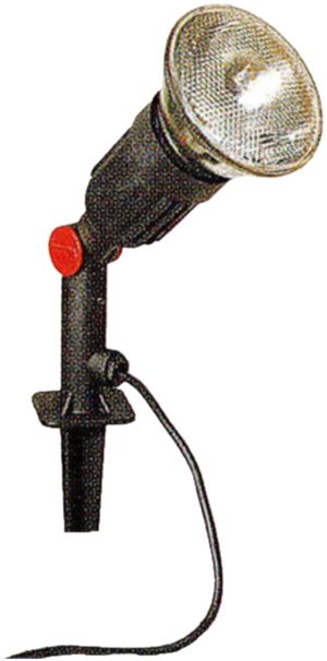 Garten-Steckleuchte E27, 60W, 230V, schwarz