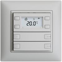 Pulsante RTH INC KNX 4×EDIZIOdue FMI grigio chiaro, con LED RGB