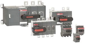 Lasttrennschalt.ABB 160A/400V 4L, mit Griff