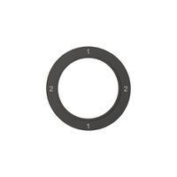 Disque indicateur NEVO, p.interrupteur rotatif, 2-1-2-1, noir