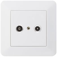 Prise antenne ENC kallysto.trend R/TV 11dB 2GHz blanc