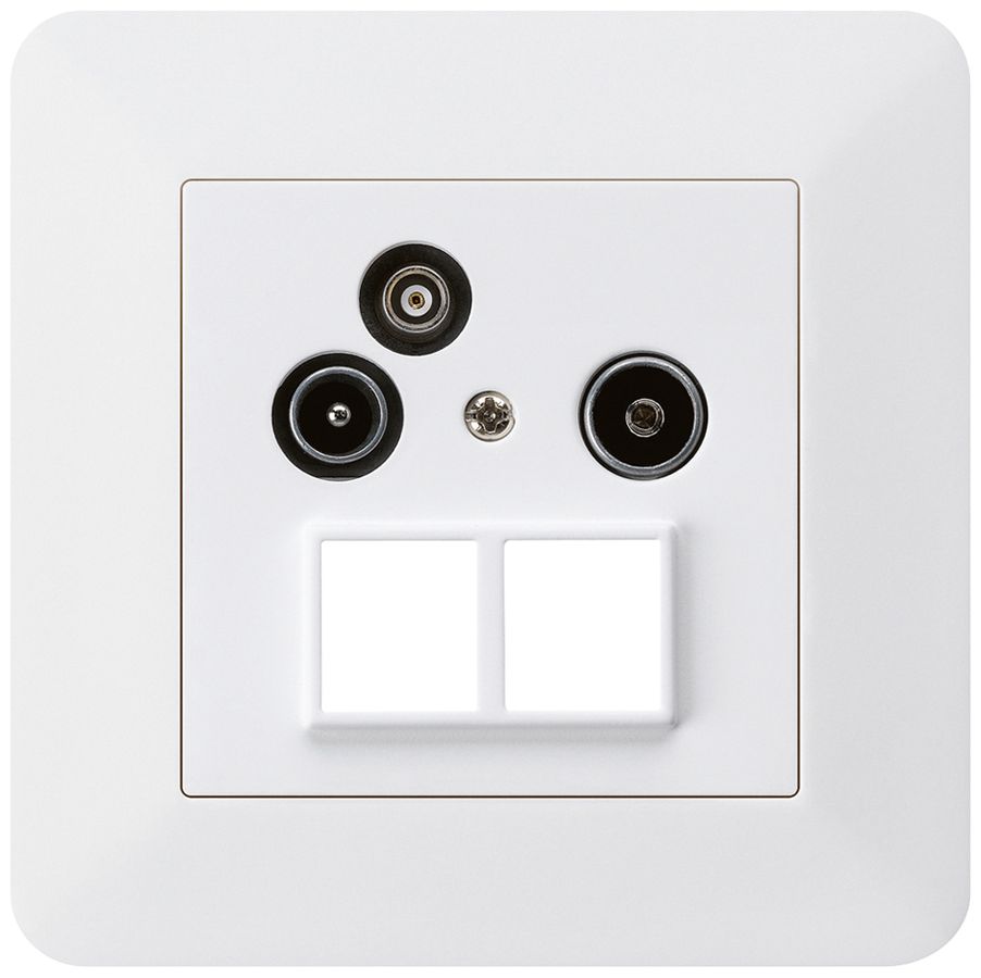 UP-Antennendose R/TV-Daten HMS kallysto.trend 19dB weiss