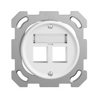 UP-Montageset Sdue, Geradeauslass für 2×Keystone weiss