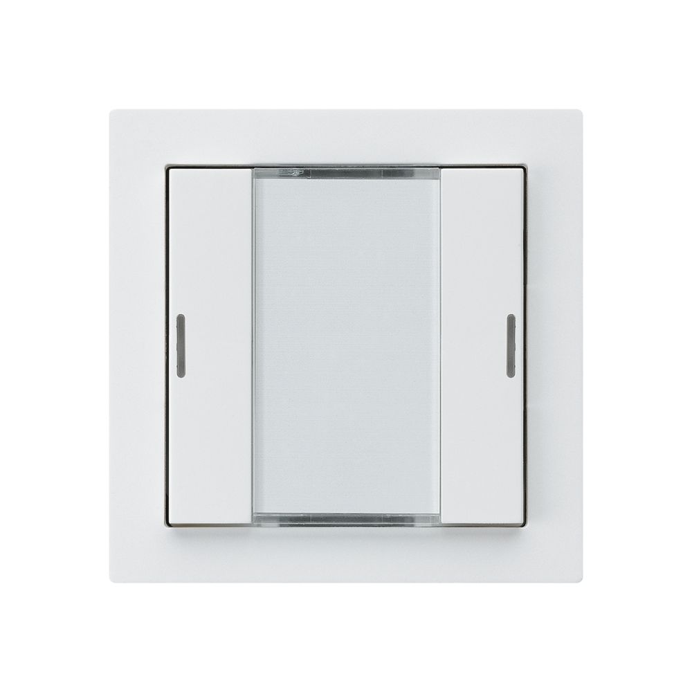 Poussoir ENC kallysto A KNX 2× LED RGB s/e-link blanc