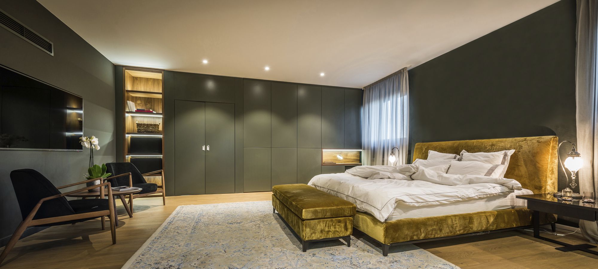 Downlight LED Sylvania OBICO 8.2W 820lm 930/940 IP65 38° VAR Ø96mm blanc